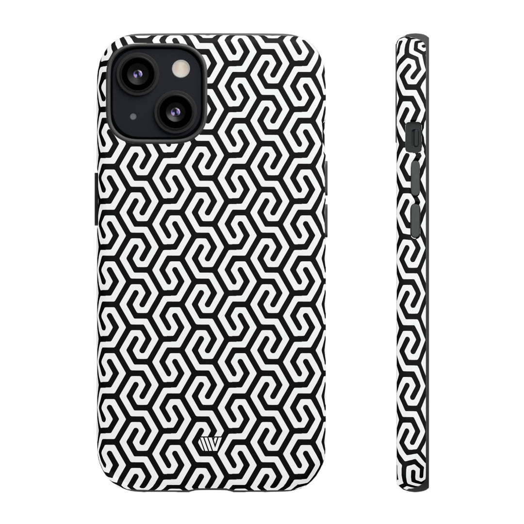 TWISTED GRID | Tough Phone Case