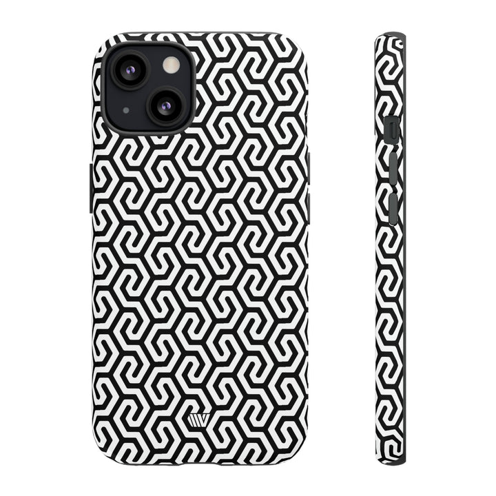 TWISTED GRID | Tough Phone Case