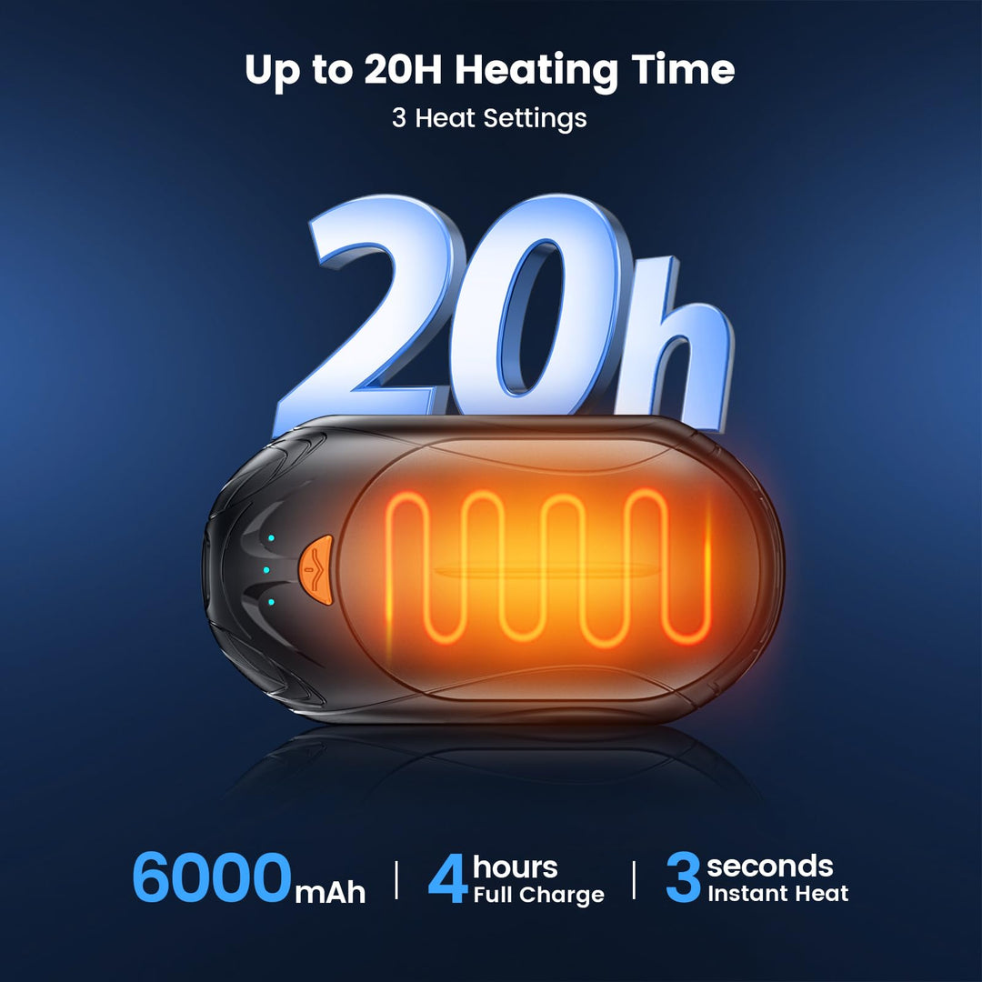 CozyPals: Rechargeable Hand Warmers Duo 6000mAh