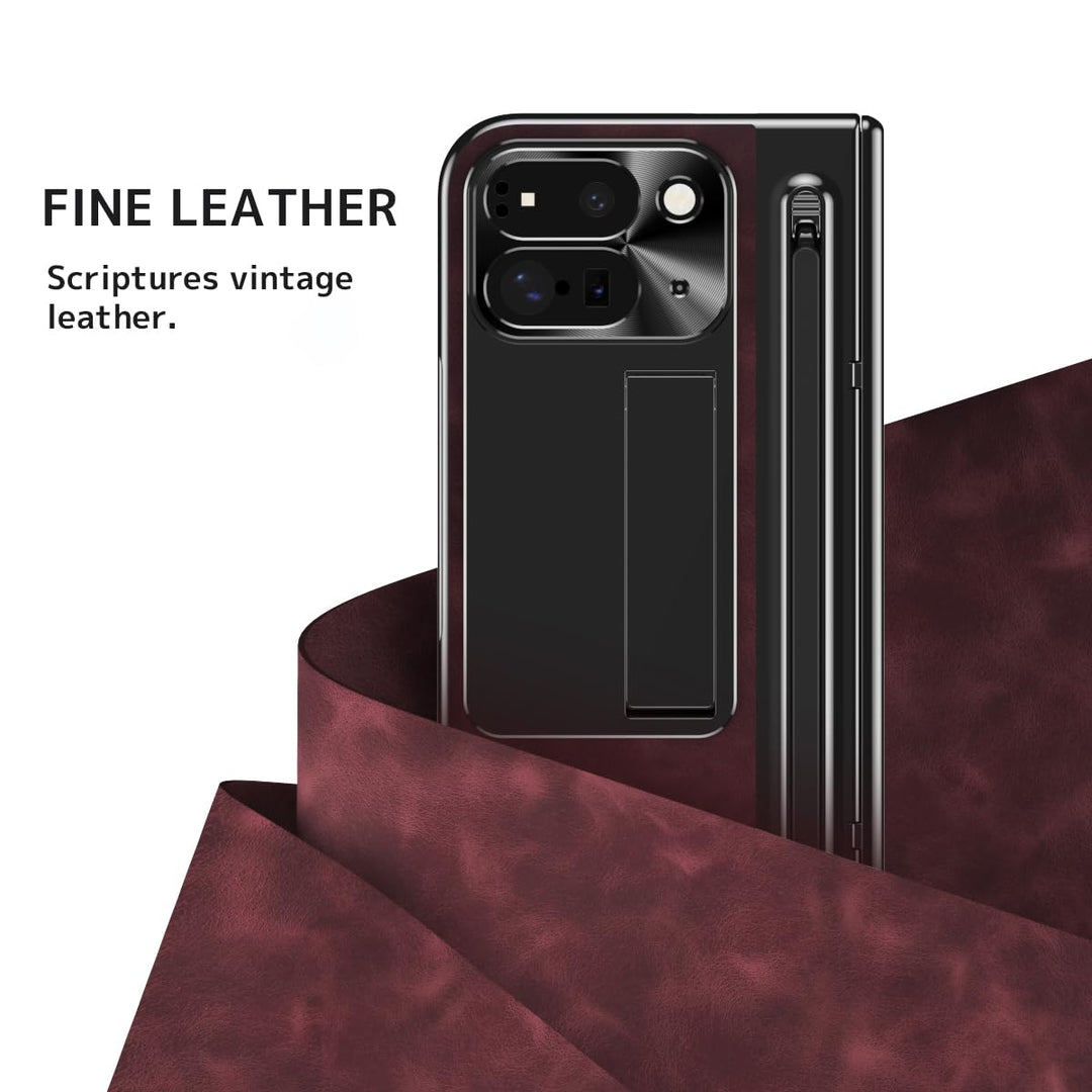NINKI Fold Case for Pixel 10 Pro - Brown Elegance - DOKUTRONIX