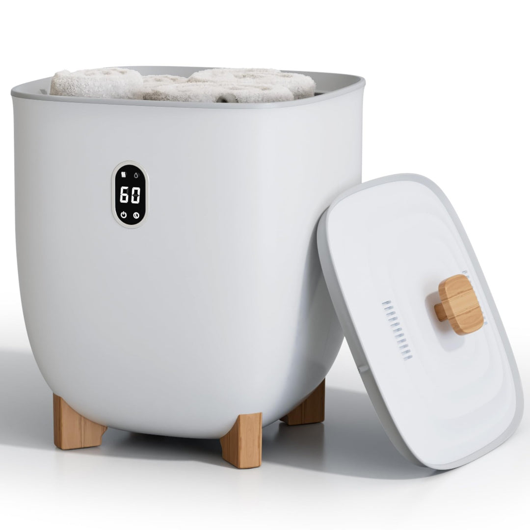 EUHOMY Luxe Towel Warmer Bucket & Fragrance Hub