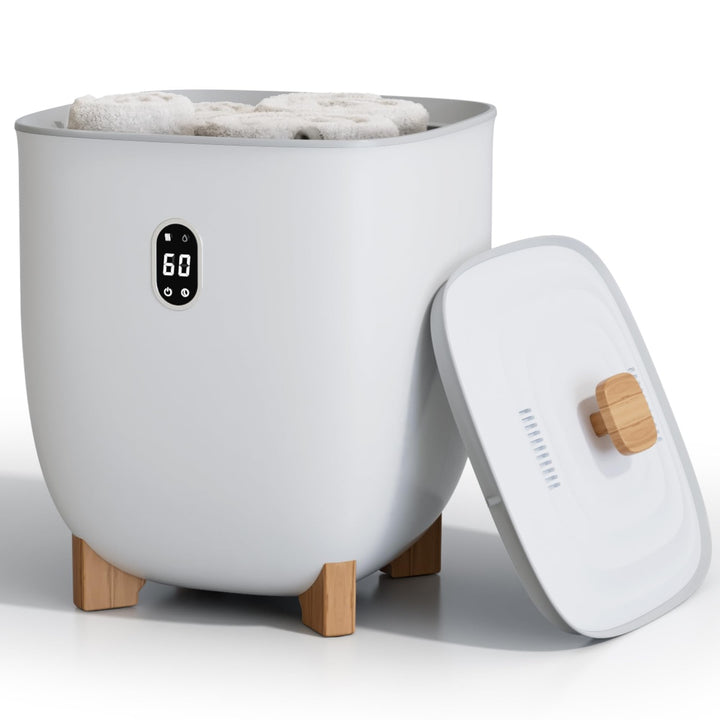 EUHOMY Luxe Towel Warmer Bucket & Fragrance Hub