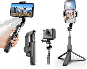 Selfie Stick Gimbal Stabilizer with Wireless Remote