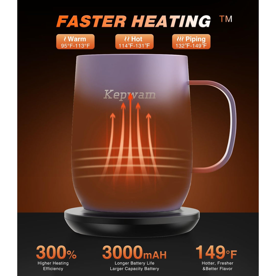 HeatMate 16oz Coffee Mug