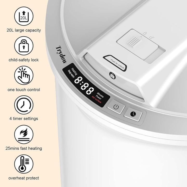 CozyHeat Ultra Towel Warmer Bucket with Timer