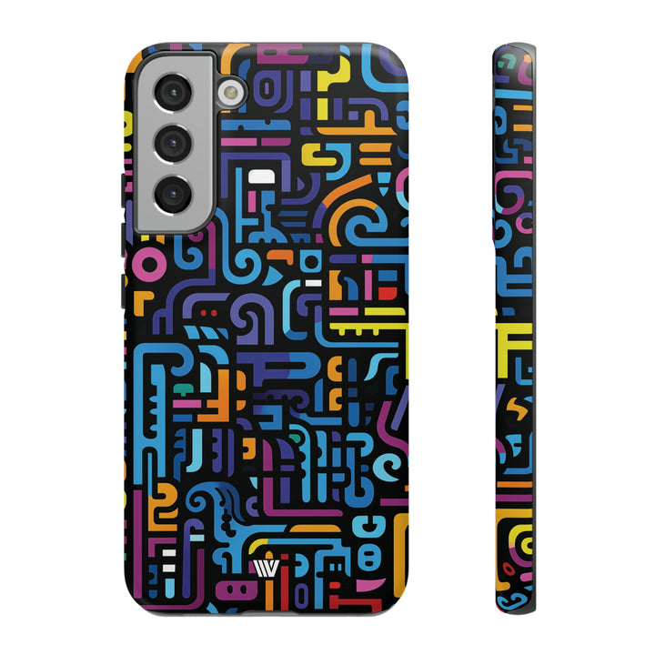 NEON GLYPHS | Tough Phone Case