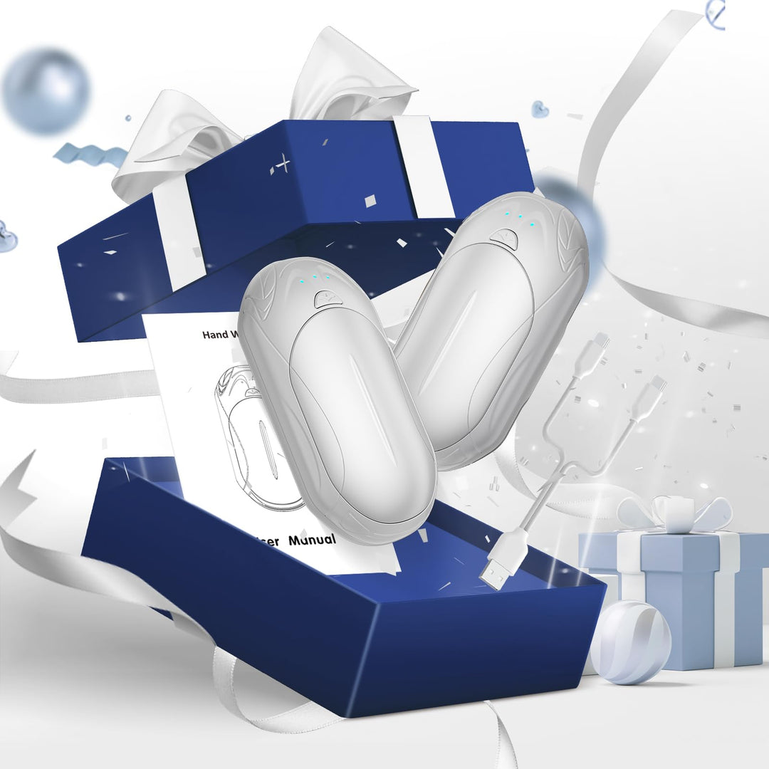 SmartHeat Duo: 20Hrs Rechargeable Hand Warmers