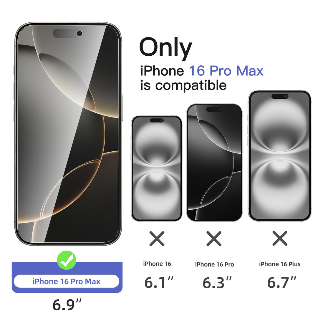NEW'C Triple Shield: iPhone 16 Pro Protection Kit
