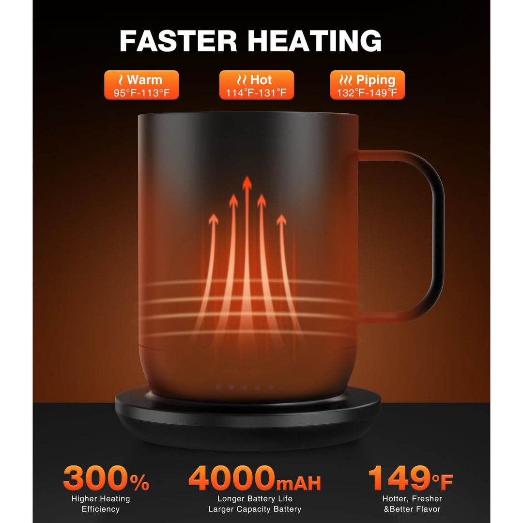 HeatMug Pro: Smart Self-Heating Coffee Cup