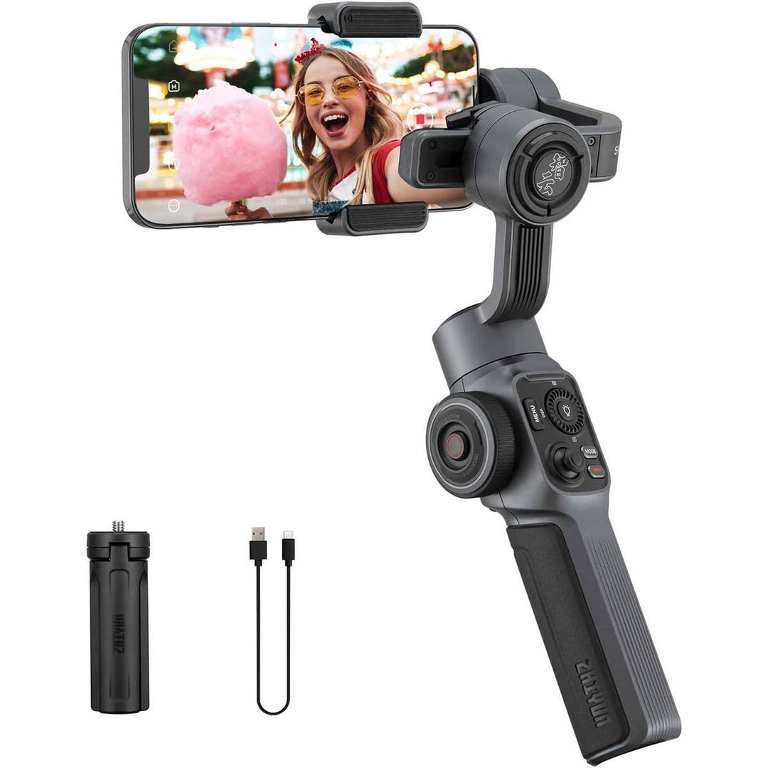 TrioTrack Pro: AI-Powered Gimbal Stabilizer - DOKUTRONIX
