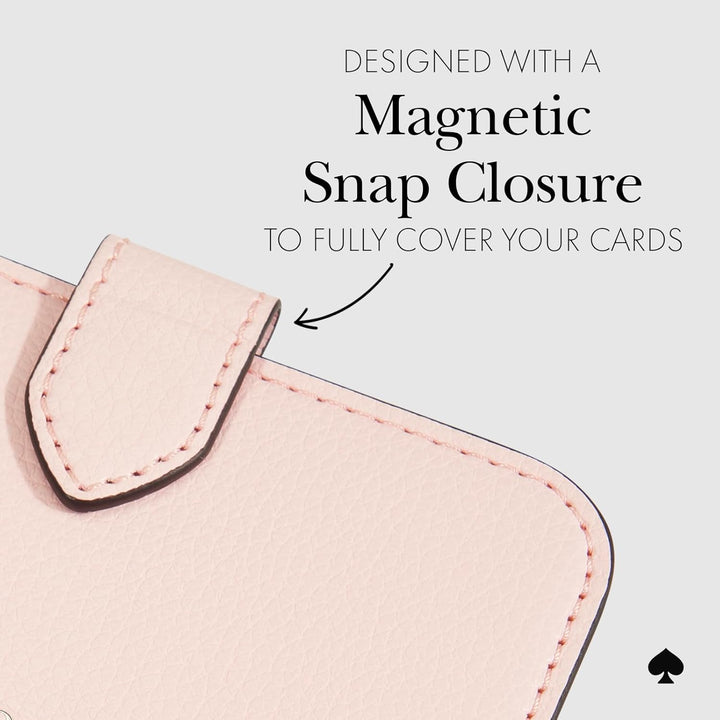 Kate Spade Chalk Pink MagSafe Wallet Modern Style - DOKUTRONIX