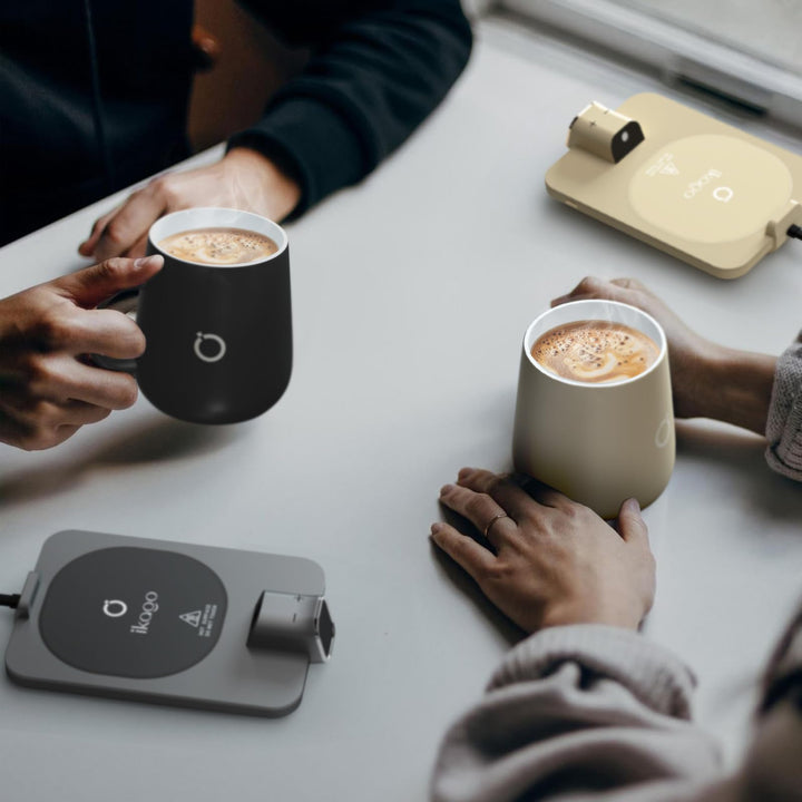 SmartTemp Coffee Mug Warmer Set - Black 15oz