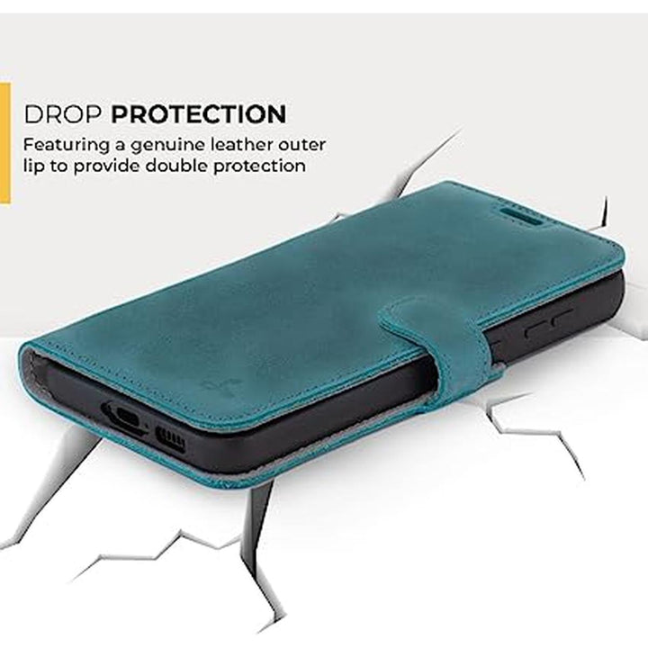 Teal Luxe HiveS23 Leather Wallet - DOKUTRONIX