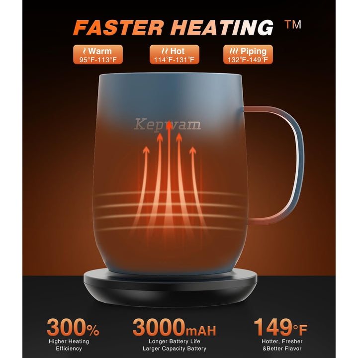 HeatMate 16oz Coffee Mug