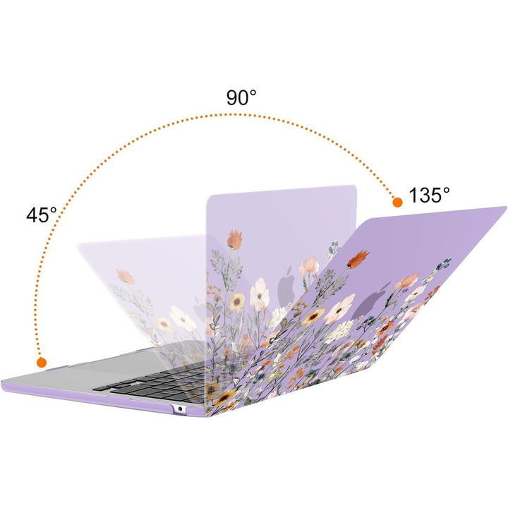 Clear Bloom MacBook Air 13 Case & Cover Set