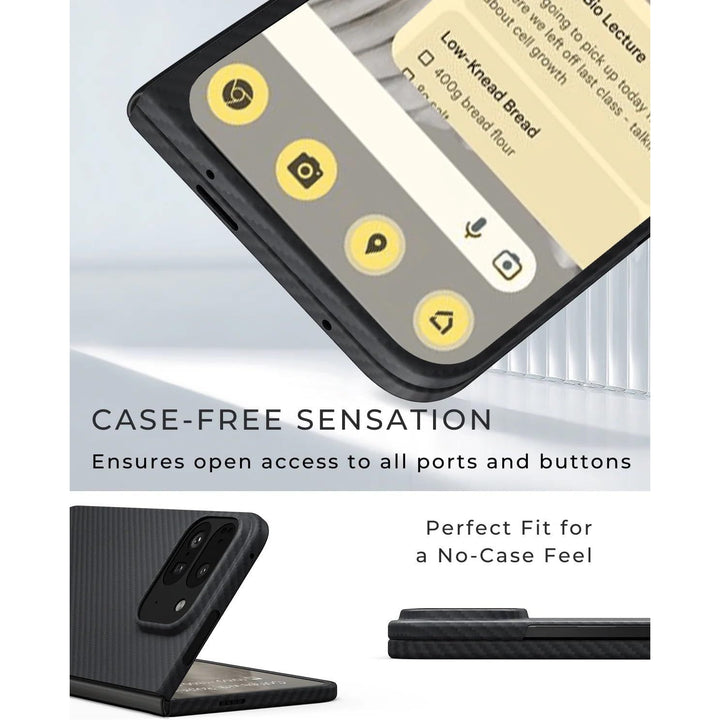 ThinBorne Pixel 10 Pro Fold Case - Ultra Thin Black - DOKUTRONIX