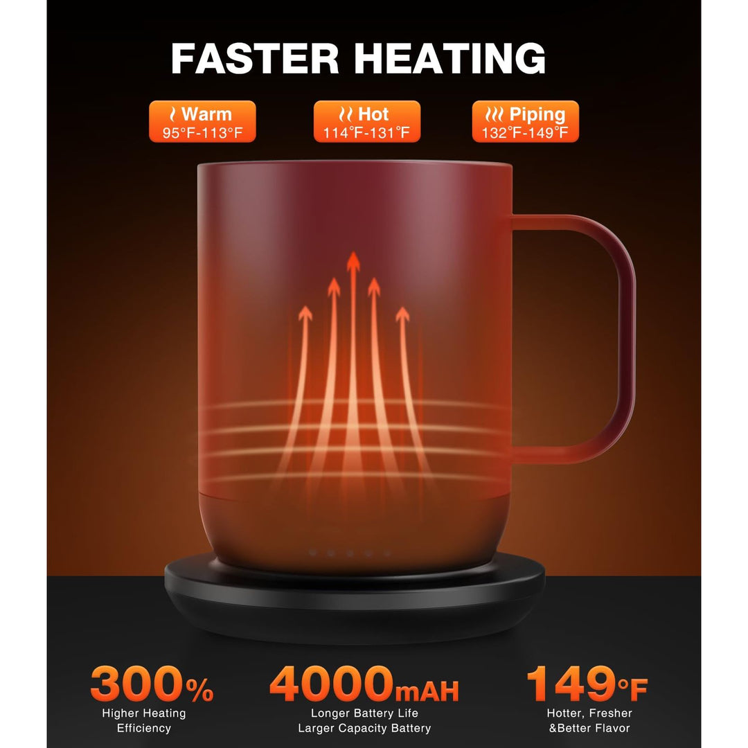 HeatMug Pro: Smart Self-Heating Coffee Cup