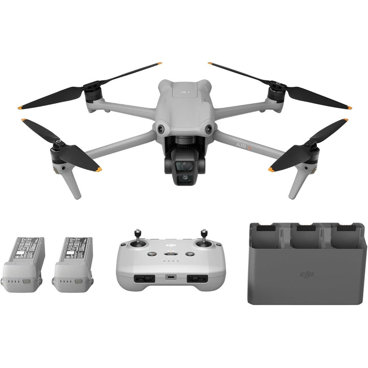 DJI Air 3 Dual-Cam Drone Combo with Remote & Batteries