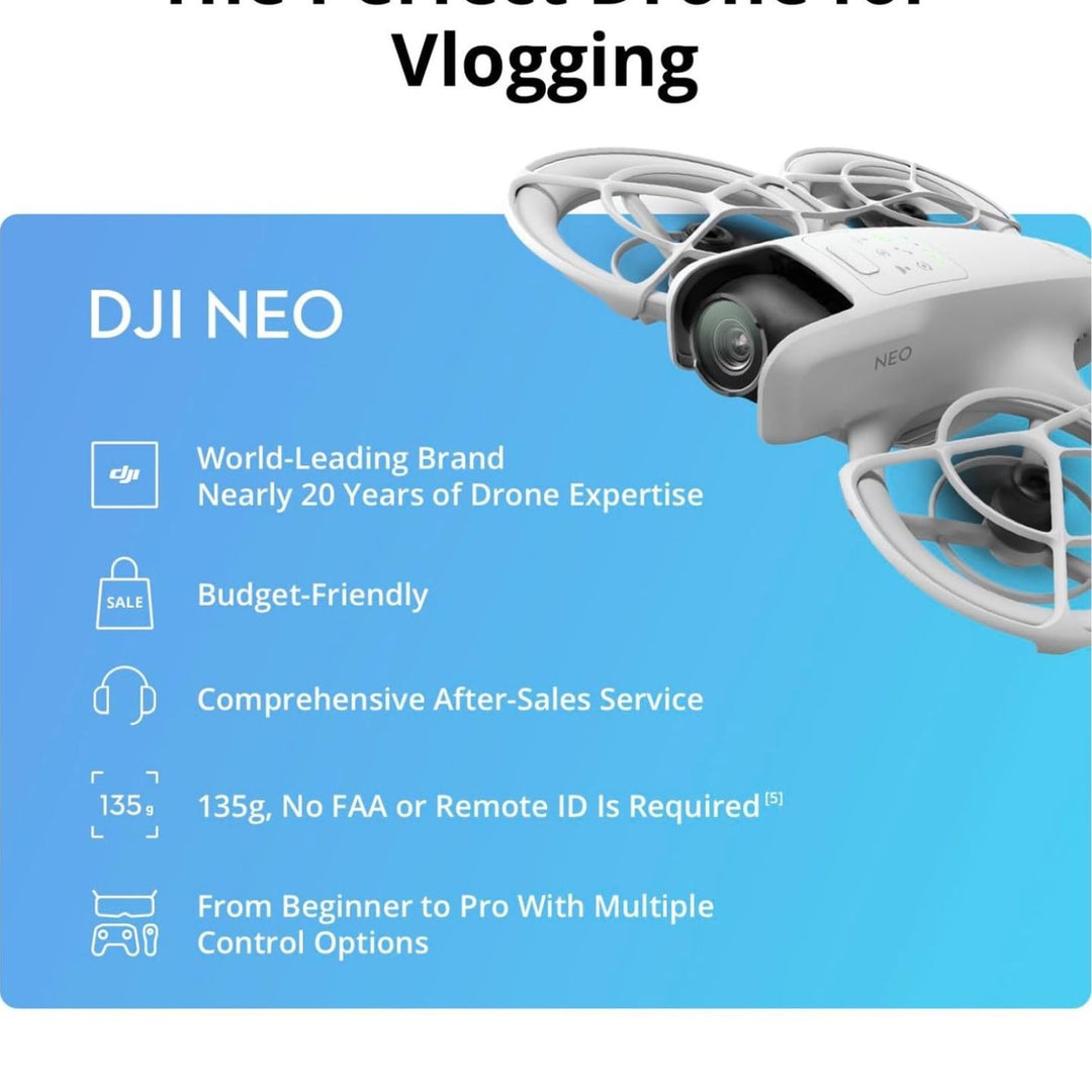 DJI Neo Mini 4K - Self-Flying Palm Drone