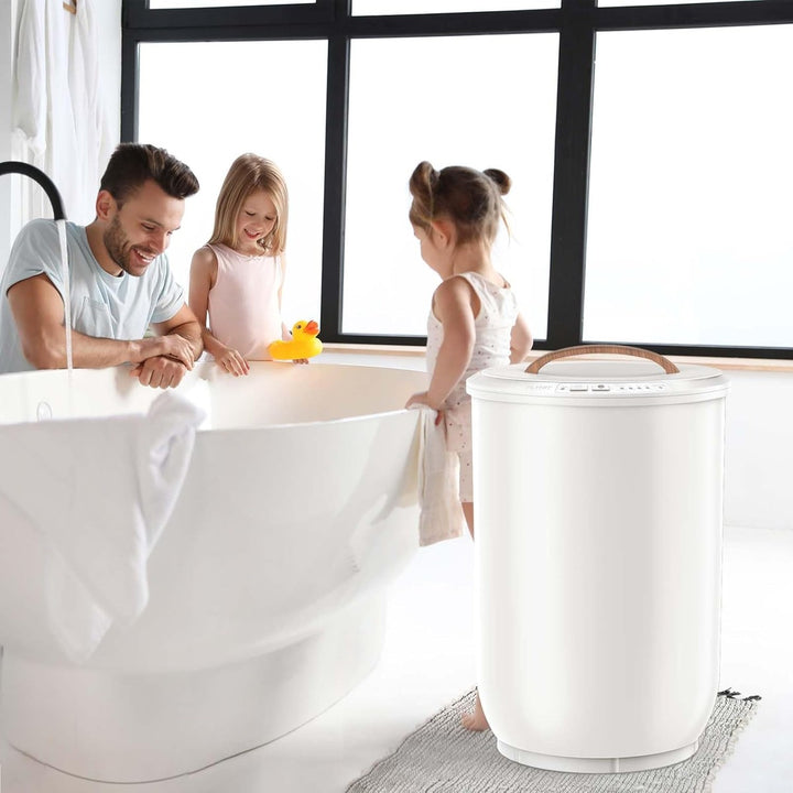 CozyWrap Large Towel Warmer with Wood Handle