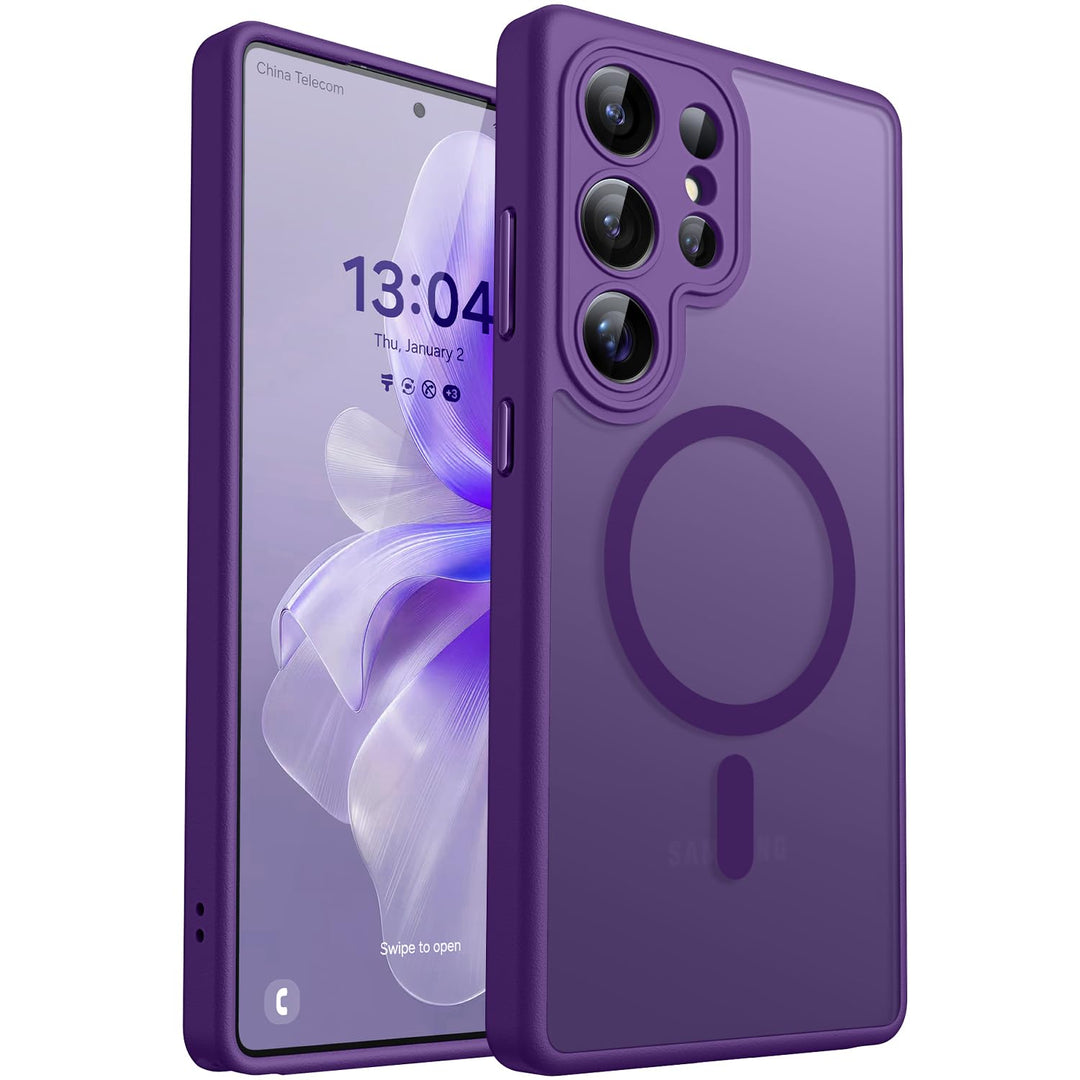 MagFlex Clear Case for Galaxy S25 Ultra with Kickstand - DOKUTRONIX