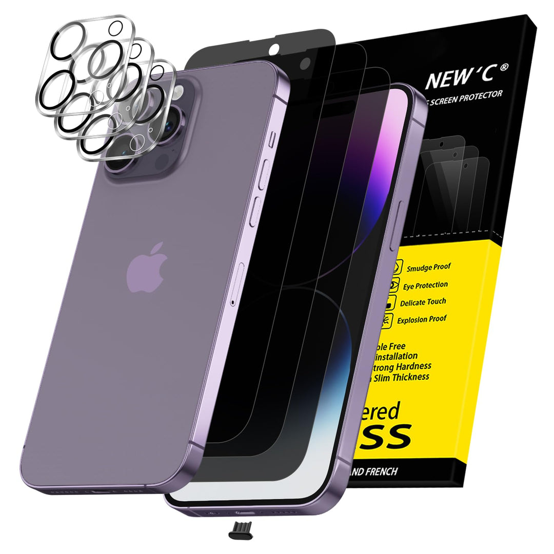 NEW'C Triple Shield: iPhone 16 Pro Protection Kit