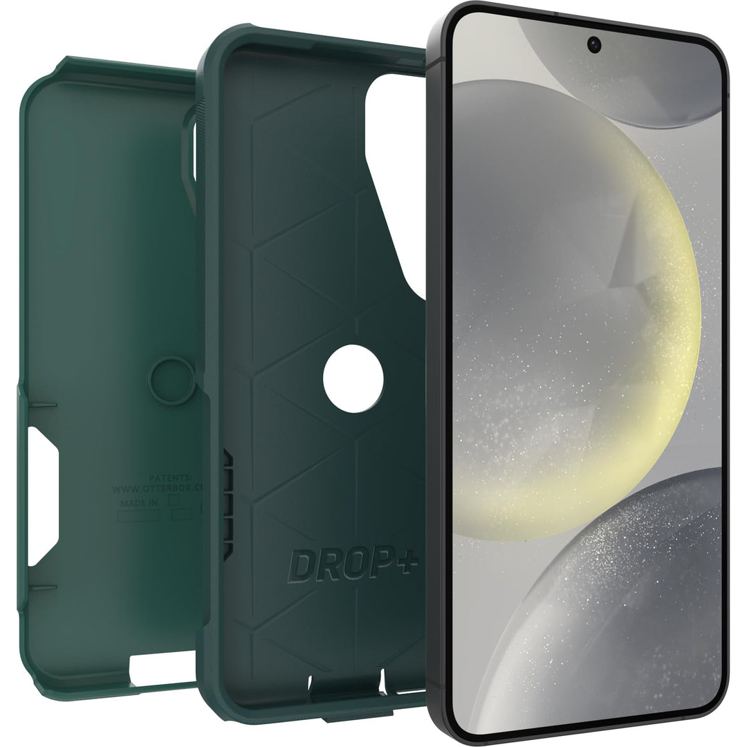 OtterBox Samsung Galaxy S24 Commuter Series Case - GET Your Greens, Slim & Tough, Pocket-Friendly, with Port Protection - DOKUTRONIX