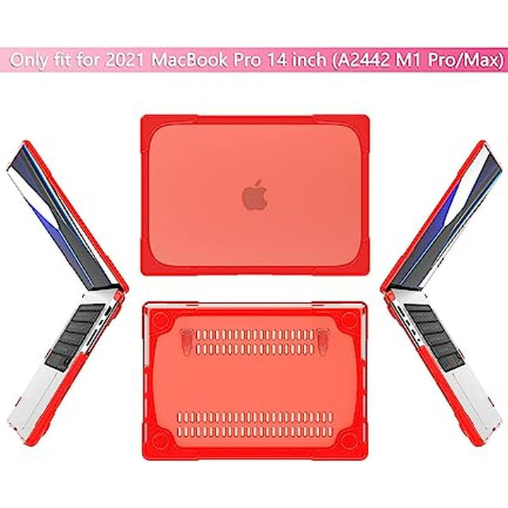 Batianda Red MacBook Pro 14 Case - DOKUTRONIX