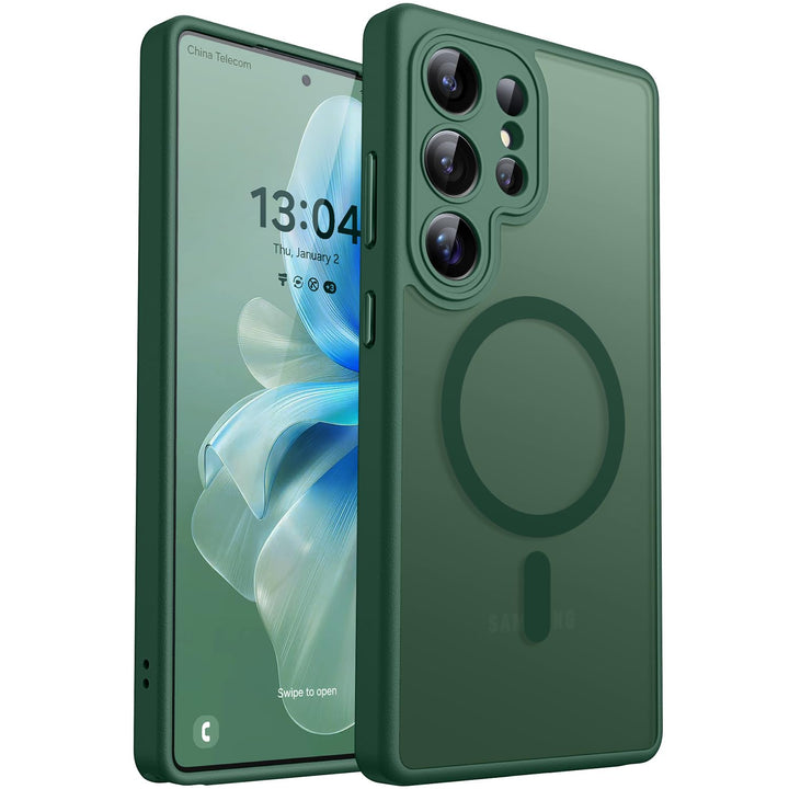 MagFlex Clear Case for Galaxy S25 Ultra with Kickstand - DOKUTRONIX