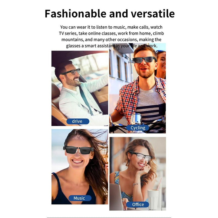 VisionCapture Smart Glasses: HD Photo & Video Recorder