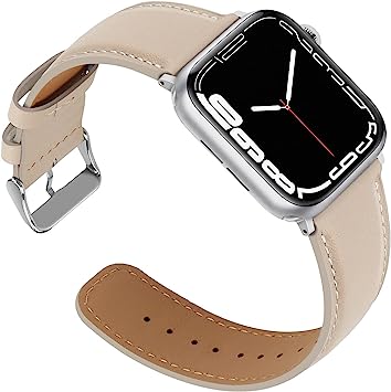 Anlinser Leather Bands Compatible with Apple Watch - Starlight