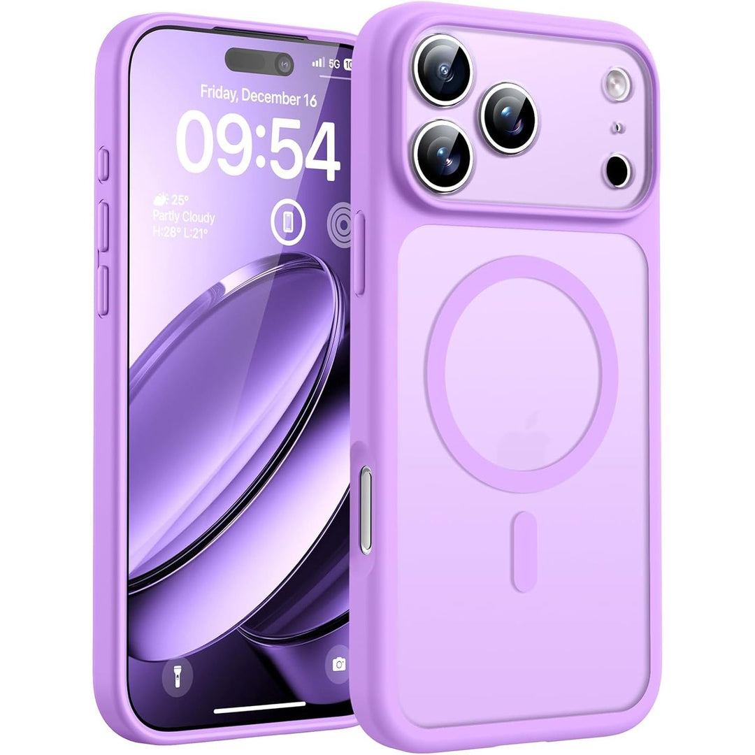 MagSafeGuard: Light Purple Matte iPhone 17 ProMax Case