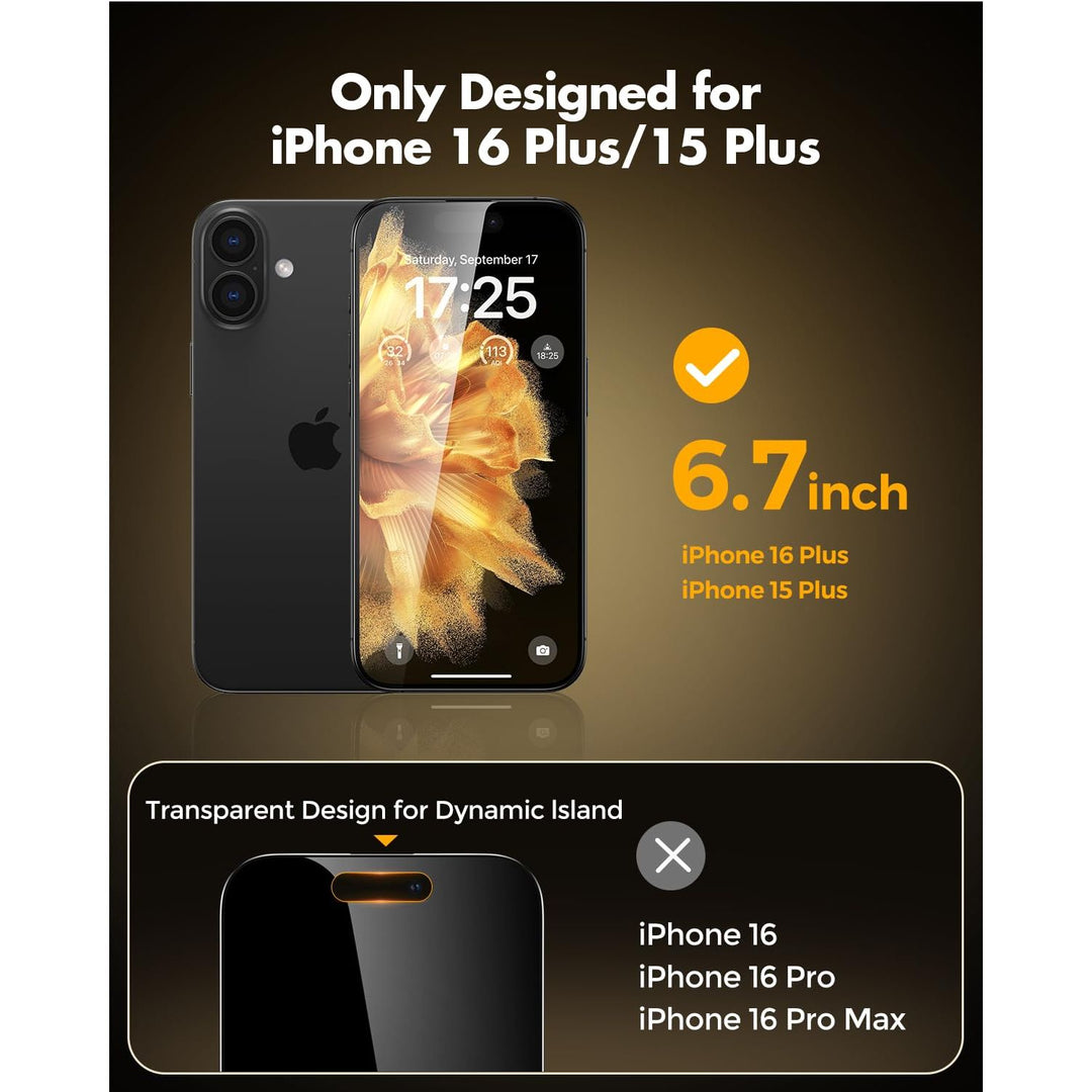 PrivacyShield 2-Pack for iPhone 16 Max