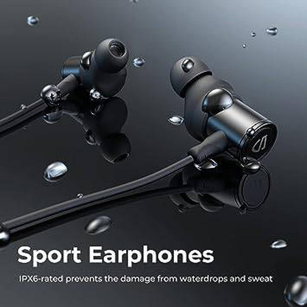 ImmerseBass In-Ear BT Headphones (Black) - DOKUTRONIX