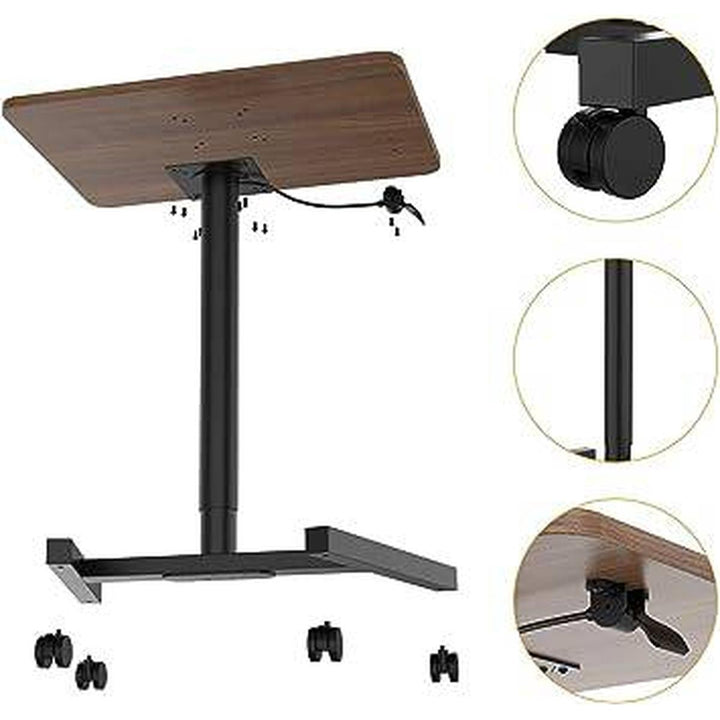 FlexiDesk 28: Adjustable Sit-Stand with Wheels - DOKUTRONIX