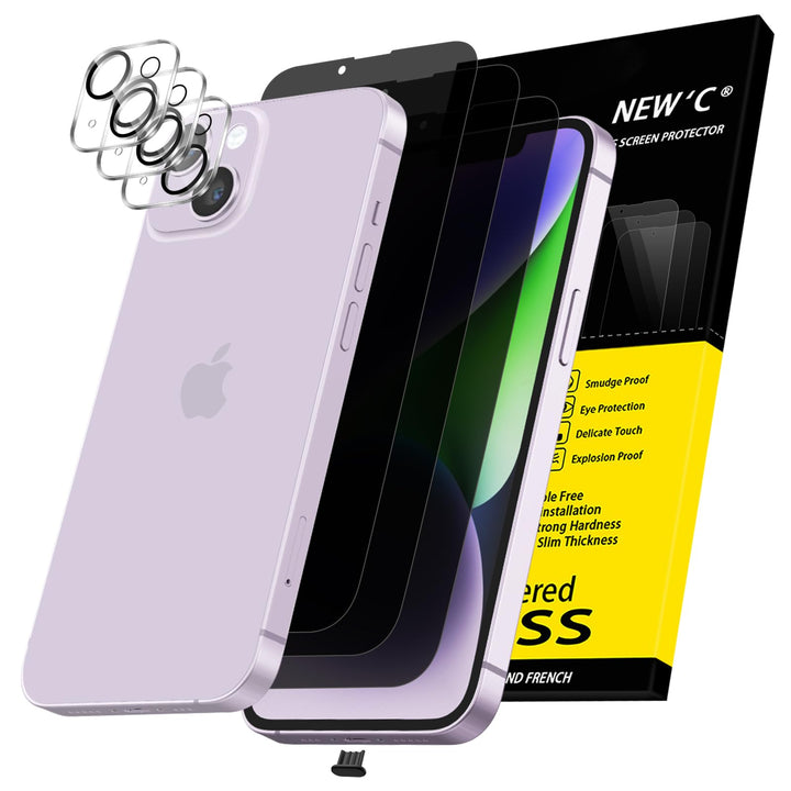 NEW'C Triple Shield: iPhone 16 Pro Protection Kit