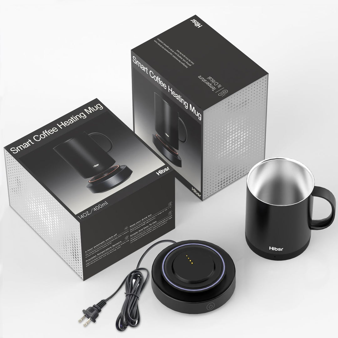 SmartHeat Mug Warmer: Quick & Safe Gift Set
