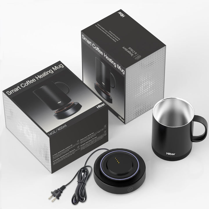 SmartHeat Mug Warmer: Quick & Safe Gift Set