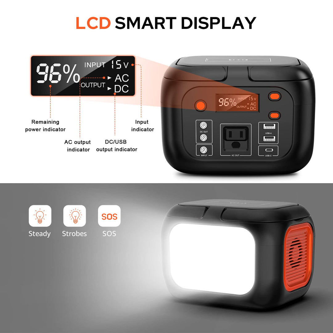 “SolarGo 97: Portable Power Hub for Adventure”