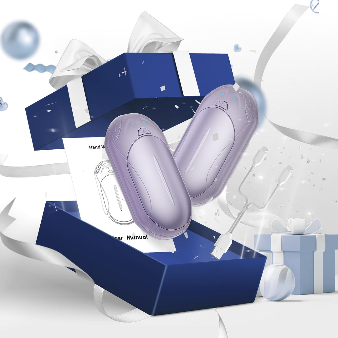 SmartHeat Duo: 20Hrs Rechargeable Hand Warmers