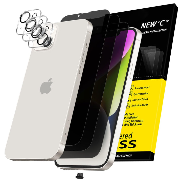 NEW'C Triple Shield: iPhone 16 Pro Protection Kit
