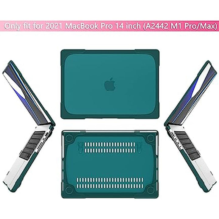 Batianda Deep Teal MacBook Pro 14 Case - DOKUTRONIX