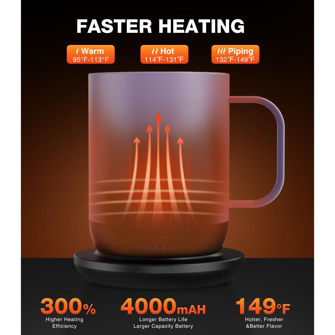 HeatMug Pro: Smart Self-Heating Coffee Cup