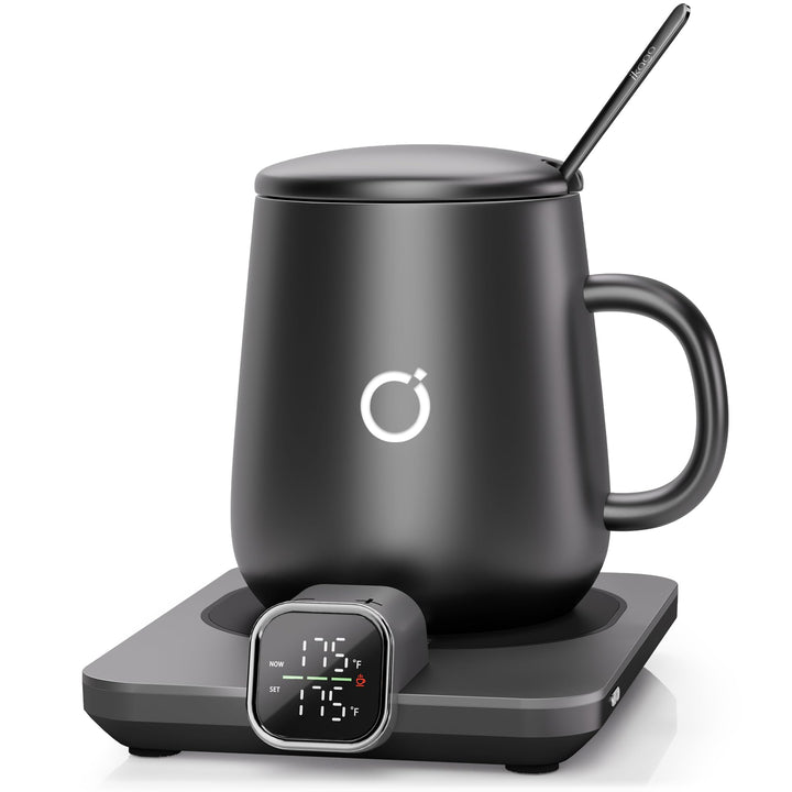 SmartTemp Coffee Mug Warmer Set - Black 15oz