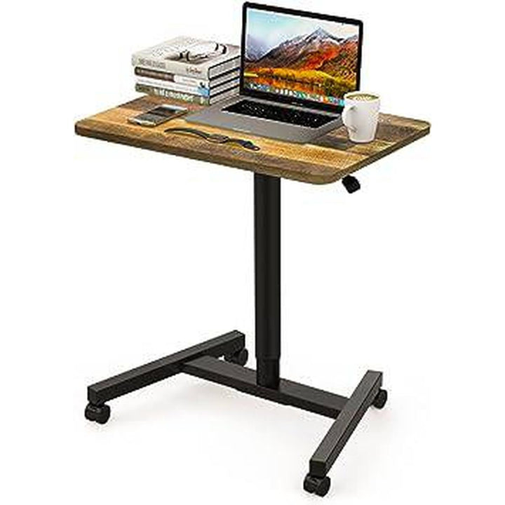 FlexiDesk: 28 Height Adjustable Rolling Laptop Desk - DOKUTRONIX