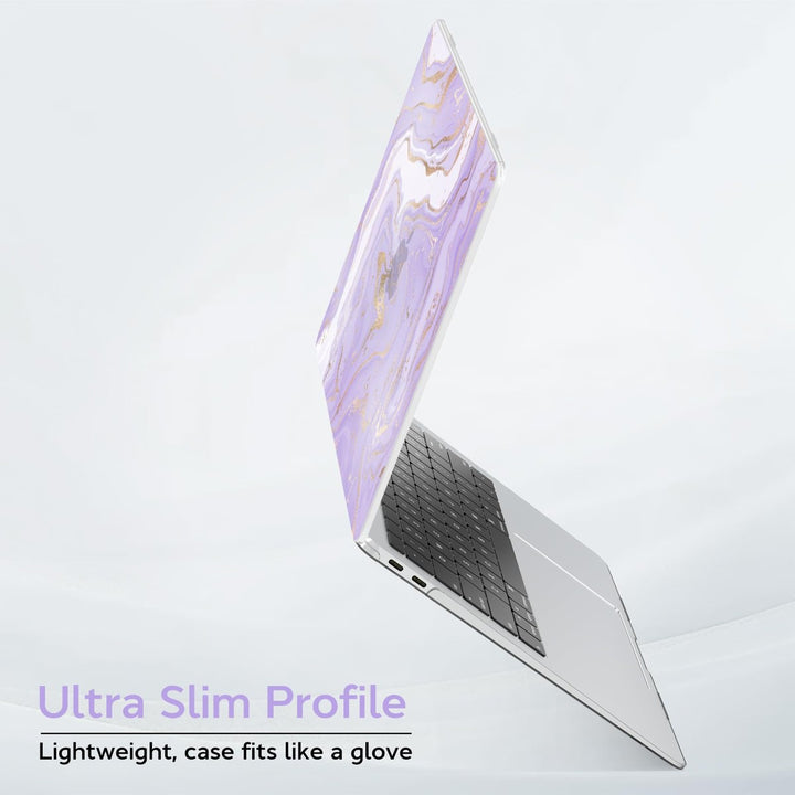 Purple Marble MacBook Air Shell & Accessory Set