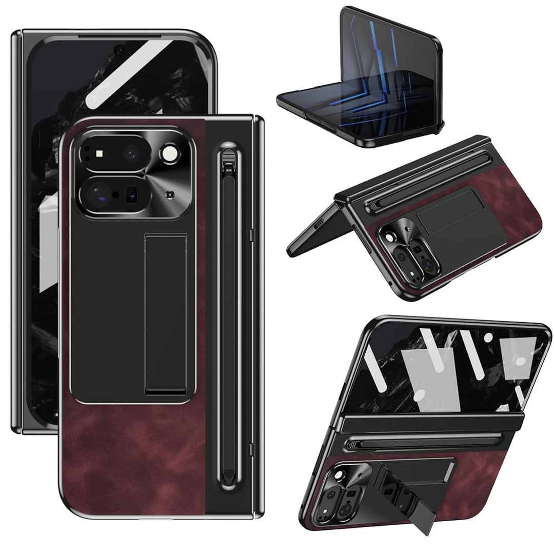 NINKI Fold Case for Pixel 10 Pro - Brown Elegance - DOKUTRONIX