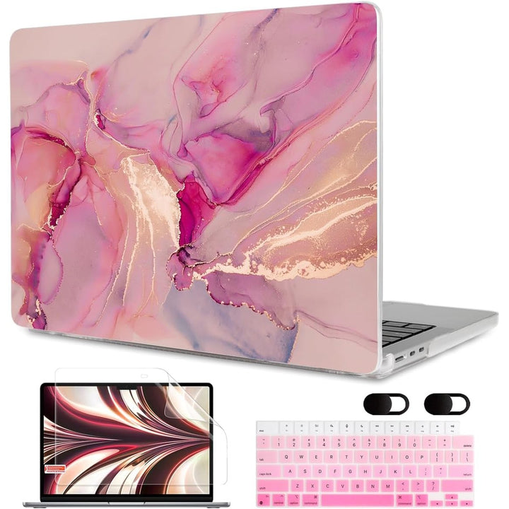 MEEgoodo Floral Hard Shell Case for MacBook Air 13