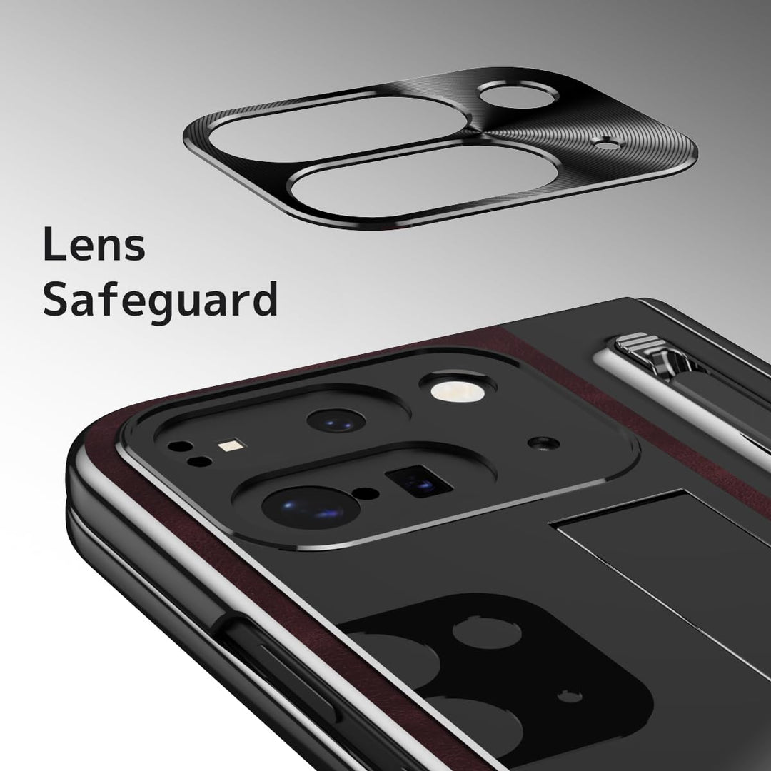 NINKI Fold Case for Pixel 10 Pro - Brown Elegance - DOKUTRONIX