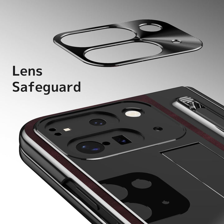 NINKI Fold Case for Pixel 10 Pro - Brown Elegance - DOKUTRONIX